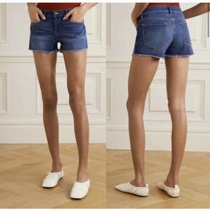 Frame Le Cutoff Frayed Shorts 31